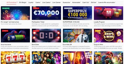 Marathonbet Online Sportsbook.